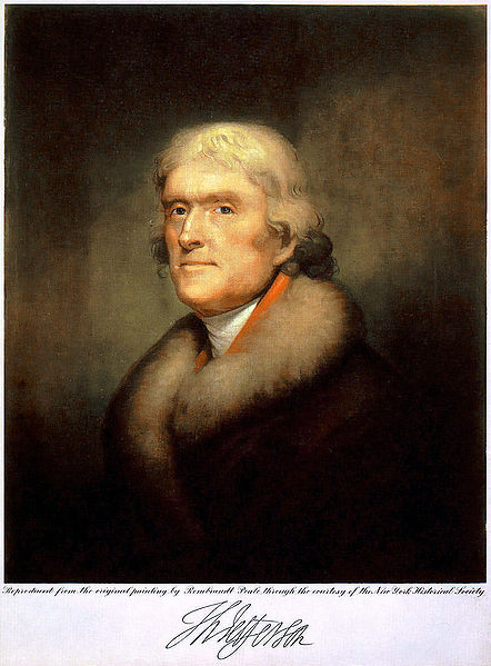 Thomas Jefferson (Image libre de droits)