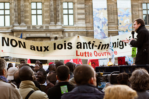 Non aux lois anti immigrés (William Hamon, CC)
