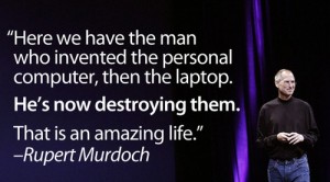 Destruction créatrice Steve Jobs iPad