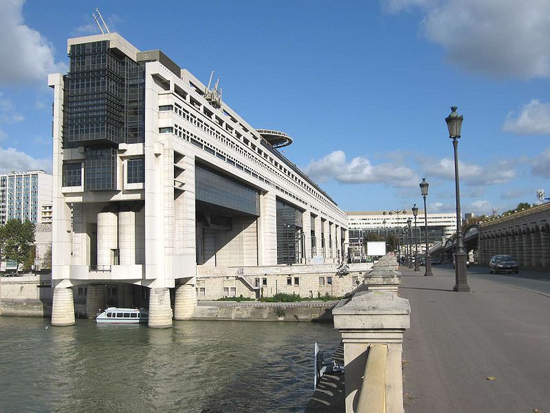 Ministère des Finances à Bercy (Crédits : Pline, licence CC-BY-SA 3.0), via Wikimedia.