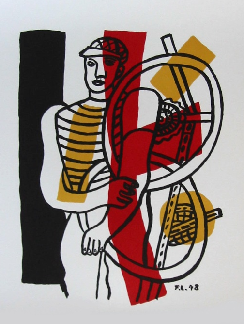 Fernand Léger. Le cycliste. 1948