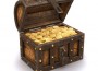 3d Treasure chest full of gold 3d Treasure chest full of gold