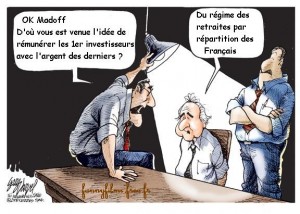 Retraite par répartition, retraite Madoff