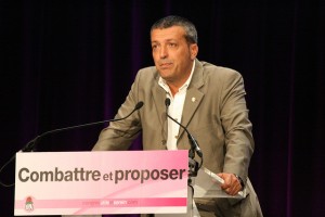 Edouard Martin, quand il intervenait dans les événéments de Ségolène Royal (Crédit : socialdemocrate91/Creative Commons)