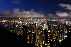 Panorama de Hong Kong (Creative Commons, chensiyuan)