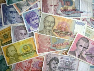 Hyperinflation en Yougoslavie (Crédits : Stane77, Creative Commons)