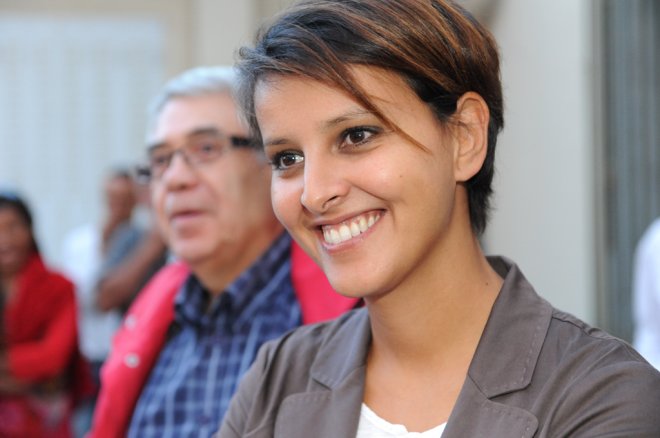 Najat Vallaud-Belkacem (Crédits Ségolène Royal, licence Creative Commons)