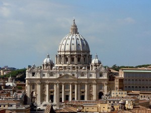 Saint Pierre de Rome (Crédit : WolfgangStuck, Creative Commons) Saint Pierre de Rome (Crédit : WolfgangStuck, Creative Commons)