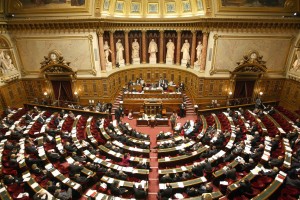 Hémicycle du Sénat (Crédits : Sénat, Creative Commons)