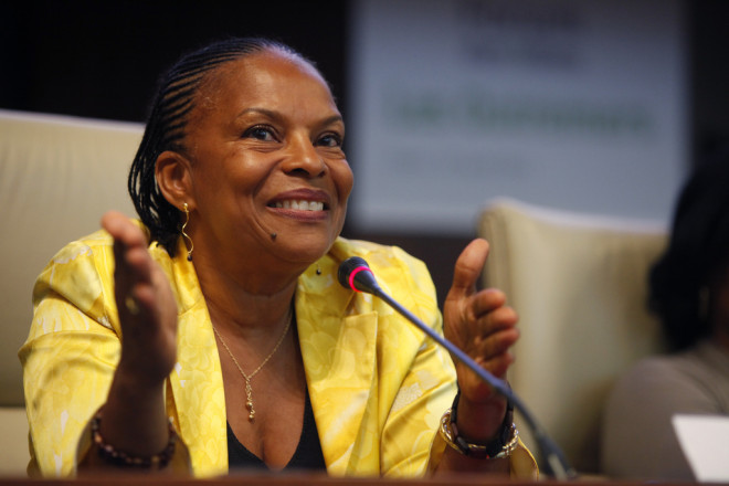 Christiane Taubira (Crédits Parti Socialiste, licence Creative Commons)