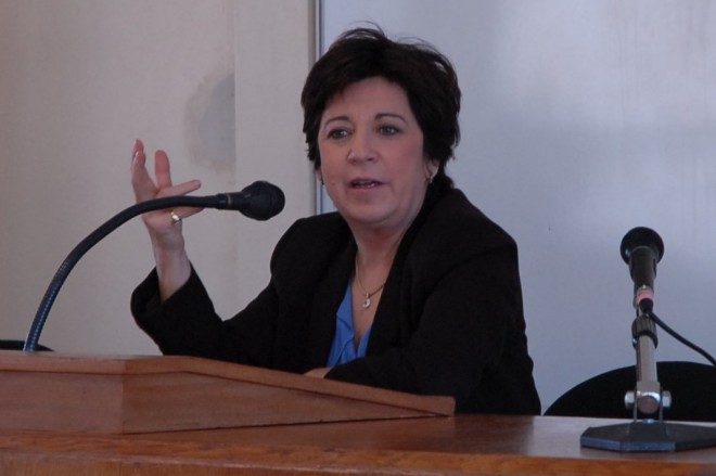 Corinne Lepage, une des candidates à la primaire des Français