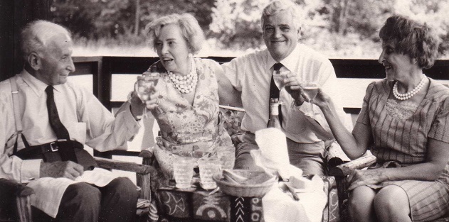 Ludwig von Mises et Bettina Bien Greaves.