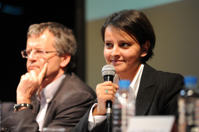 Najat Vallaud-Belkacem (Crédits Ségolène Royal, licence Creative Commons)