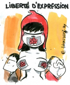 Liberté d'expression (Crédits : René Le Honzec/Contrepoints.org, licence Creative Commons)