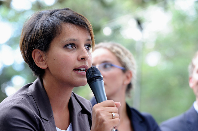 Najat Vallaud-Belkacem (Crédits Ségolène Royal, licence Creative Commons)