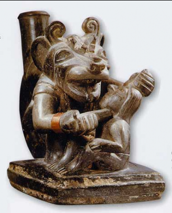 Poterie symbolisant un sacrifice humain