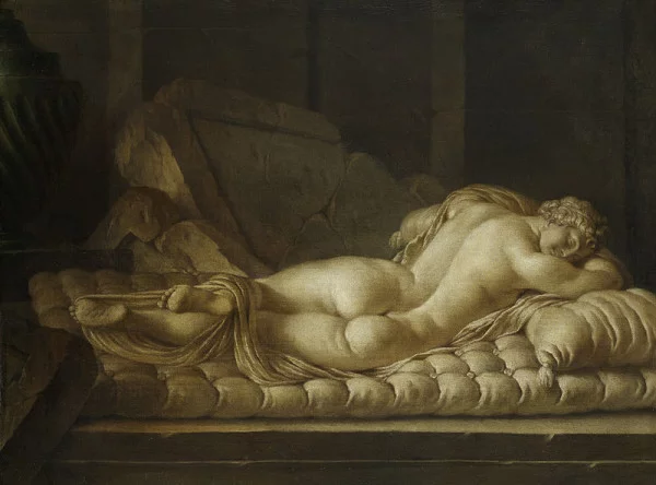 Hermaphrodite-Borghese--Louis-Gabriel-Blanchet--1765