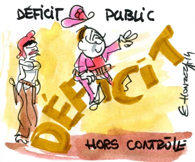 Déficit public (Crédits : René Le Honzec/Contrepoints.org, licence Creative Commons)