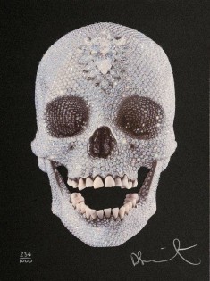 Damien Hirst Original screenprint with Diamond Dust,