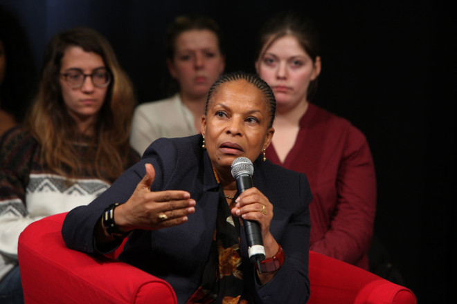 Christiane Taubira (Crédits Philippe Grangeaud-Parti Socialiste, licence Creative Commons)