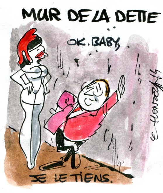 Mur de la dette (Crédits : René Le Honzec/Contrepoints, licence Creative Commons)