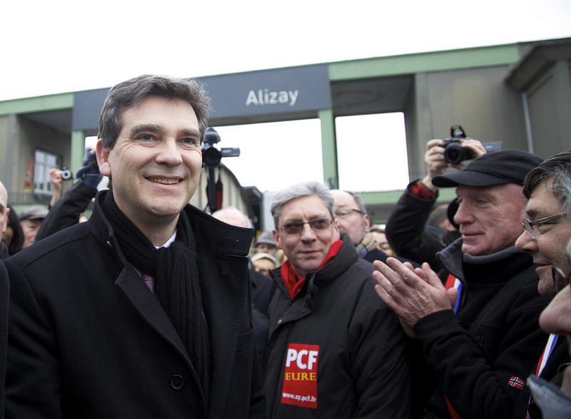 Arnaud Montebourg (Crédits : Mathieu Delmestre-Parti Socialiste licence Creative Commons)