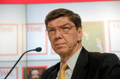 Clayton Christensen credits world economic forum (licence creative commons)