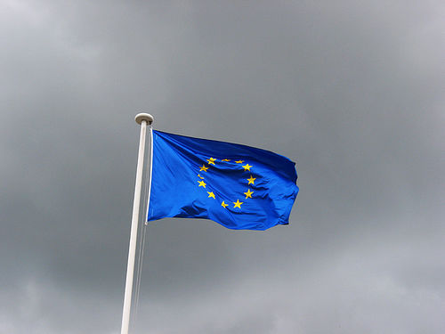 Drapeau européen (Crédits Erwan F, licence Creative Commons)