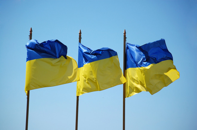 Drapeaux ukraine (Crédits Vladimir Yaitskiy, licence Creative Commons)