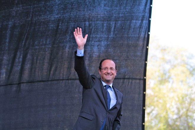 François Hollande en 2012 (Crédits Mathieu Delmestre-Solfé Communications licence CC-BY-NC-ND 2.0), via Flickr.
