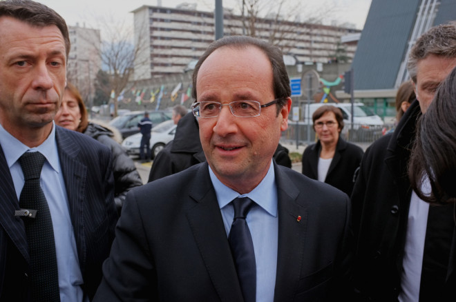 François Hollande à Grenoble en 2013 (Crédits Saly Bechsin licence Creative Commons)