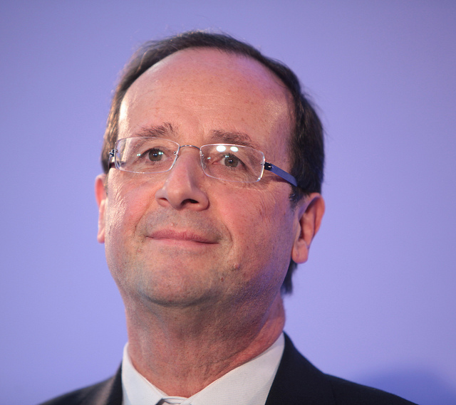 François Hollande credits Parti socialiste (licence creative commons)