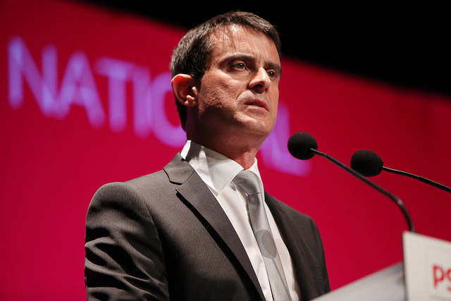 Manuel Valls en juin 2014 (Crédits Philippe Grangeaud Parti Socialiste, licence Creative Commons)