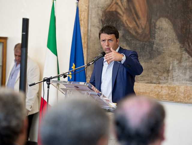 Matteo Renzi (Crédits Palazzo Chigi, licence Creative Commons)