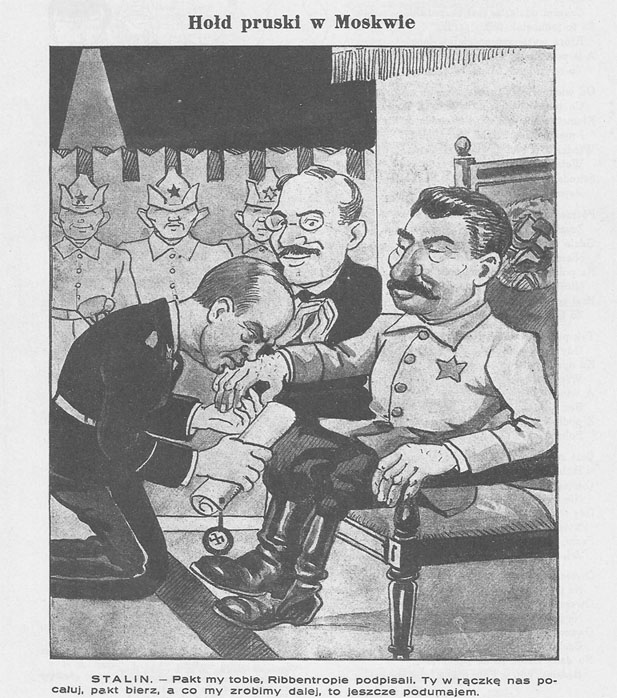 Pacte germano-soviétique - Mucha_8_Wrzesien_1939_Warszawa - CC Caricature Wikipedia