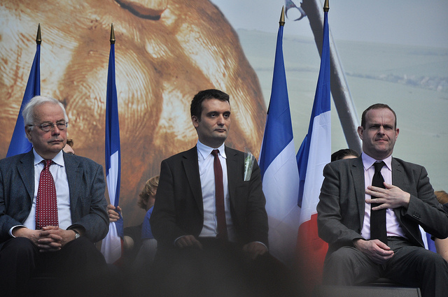 Front National Philippot Briois credits Le Cain (licence creative commons)