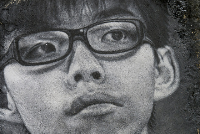 Joshua Wong painted portrait Credit Thierry Ehrmann (creative commons) Joshua Wong painted portrait Credit Thierry Ehrmann (creative commons)