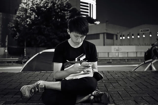 étudiant chinois credits Aaron Guy Leroux (licence creative commons)