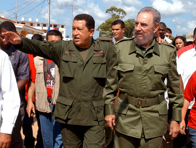 Hugo Chavez Fidel Castro Credit Antonio Marín Segovia (Creative Commons)