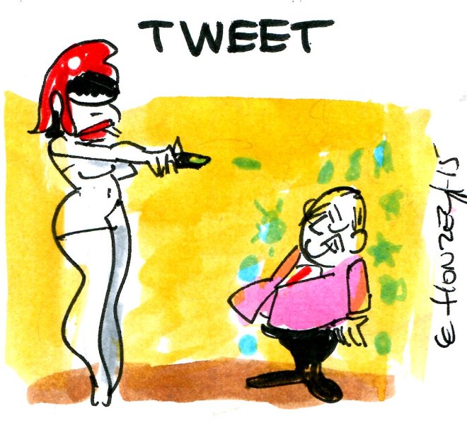 Tweet twitter (Crédits : René Le Honzec/Contrepoints.org, licence Creative Commons)