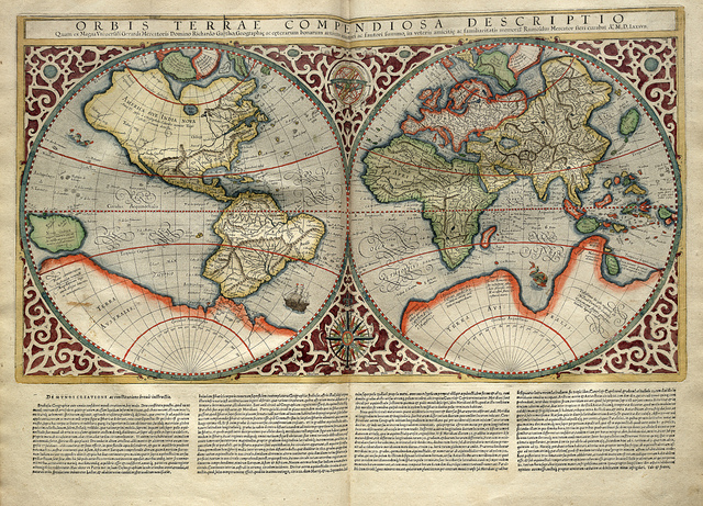 Mapa Mundi-Atlas sive Cosmographicae meditationes de fabrica mvndi et fabricati figvra 1595- Mercator- library of Congress (CC BY-NC-ND 2.0