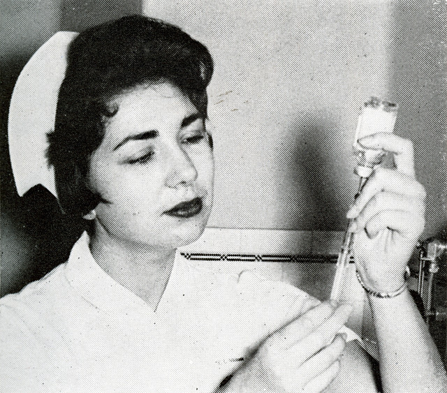 nurse with syringe credits Marquette university (CC BY-NC-ND 2.0)