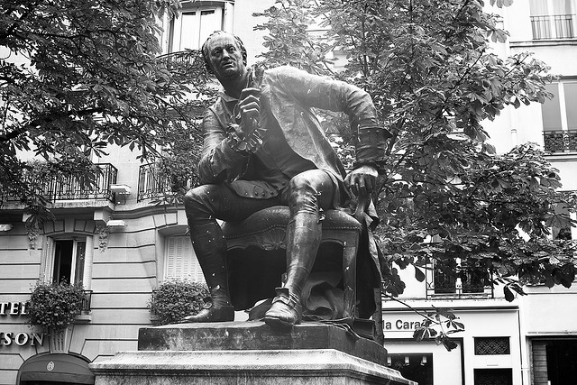 statue de Diderot credits B Duperrin (CC BY-NC-ND 2.0)