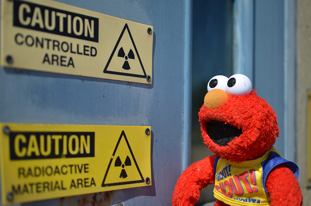elmo in Radioactive Material Area credits Michael Kappel (CC BY-NC 2.0)