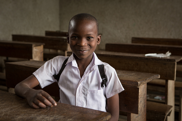 Inocent, 13, is one of the Congolese children attending NRCâs Education programme at Lushebere Primary School... credits European Commission DG ECHO (CC BY-ND 2.0)