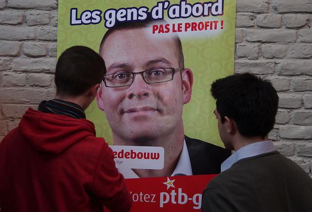 Grand meeting Place à la gauche à Liège credits Hans Soete (CC BY-NC-SA 2.0)