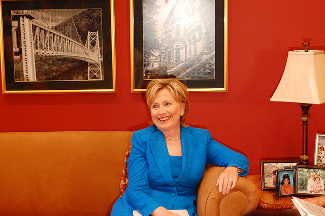 Hillary Clinton credits Talk Radio News Service (CC BY-NC-SA 2.0)