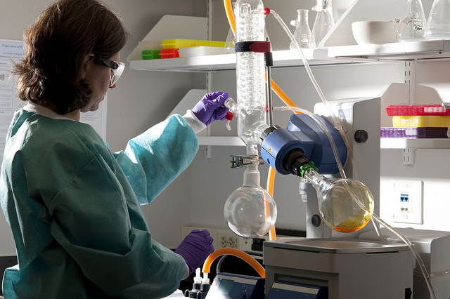 Laboratory Experiment credits National Eye Institute (CC BY-NC-ND 2.0)
