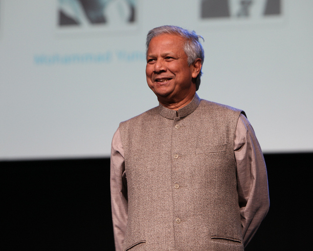 Muhammad Yunus - Credits University of Salford Press Office (CC BY 2.0)