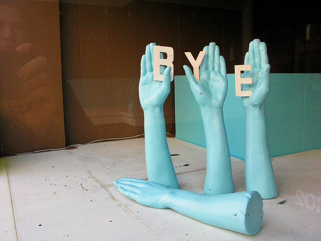 "Bye" (2). Staunton VA, December 2009 credits Janet moore-Coll (CC BY-NC-ND 2.0)